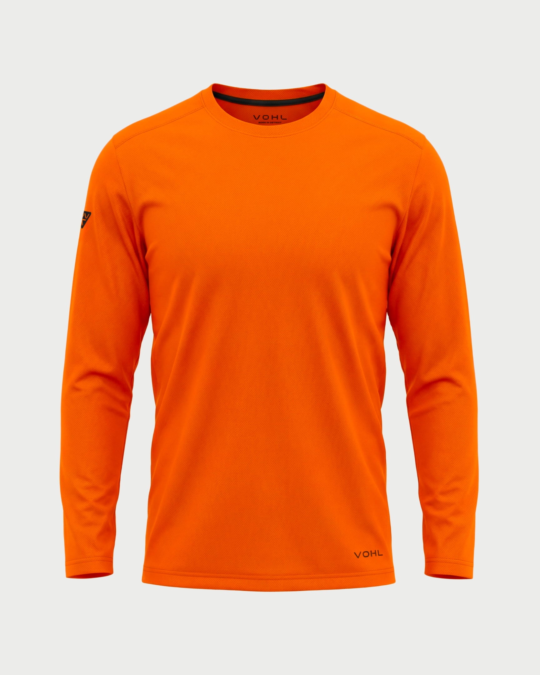 Hi Vis Long Sleeve Shirt UPF50 Workwear | Vohl