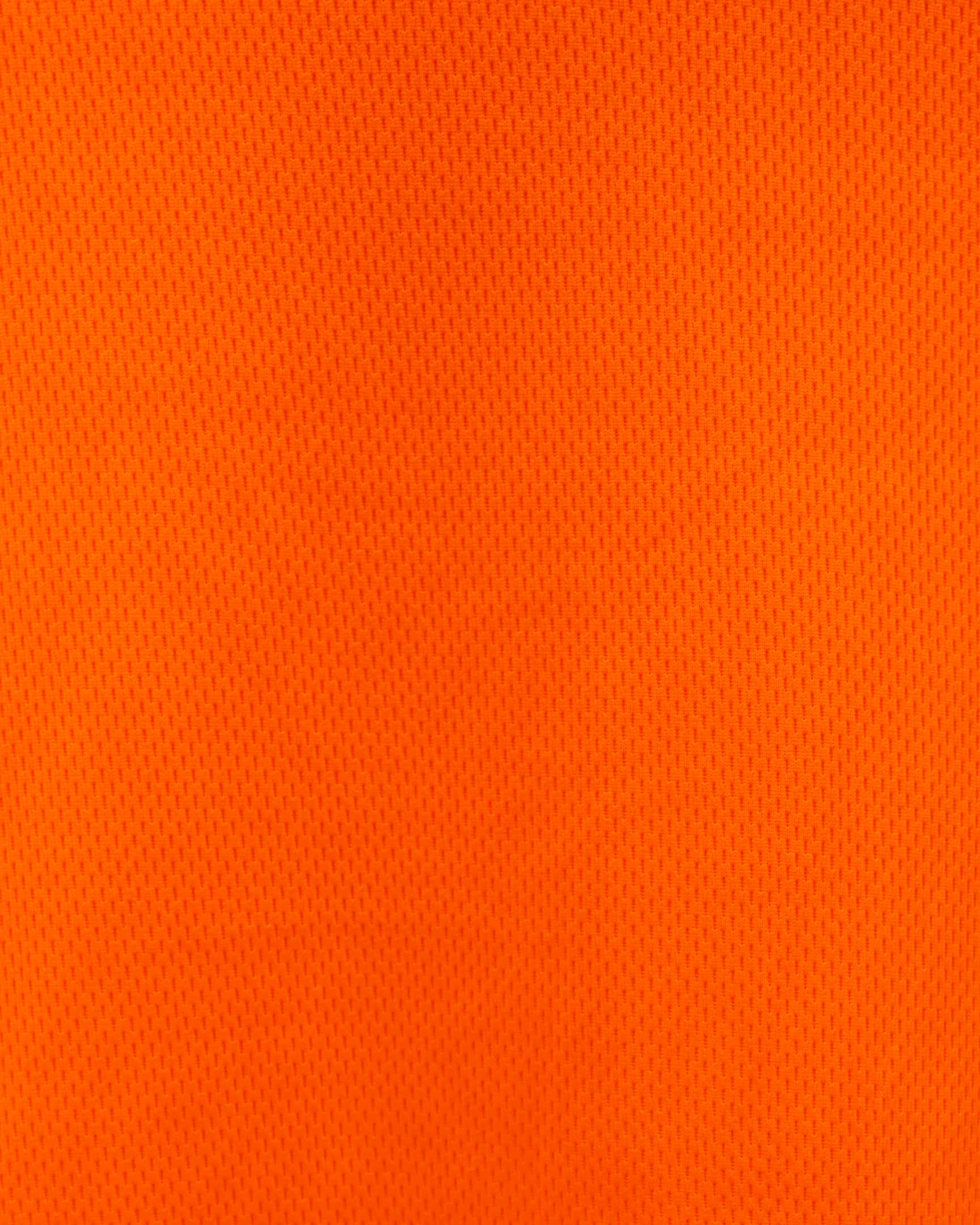Vohl Hi Vis Long Sun Hoody – Safety Orange – SKU HV-SH-200, breathable Coolpass® mesh fabric close-up | color:safety-orange