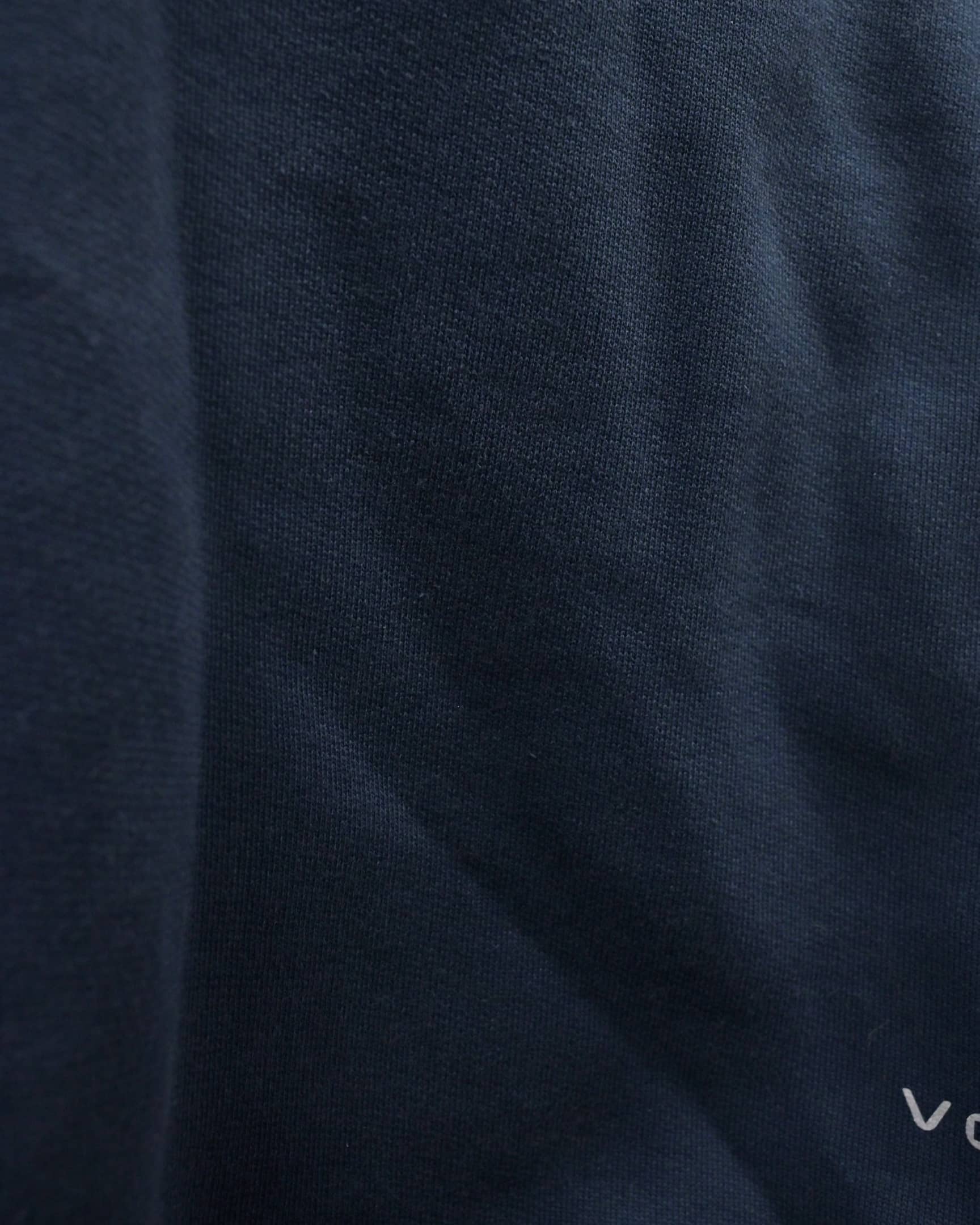 Vohl Heavyweight Fleece Hoody - Detroit Blue - SKU WW-PO-600, heavyweight fleece fabric close-up | color:detroit-blue