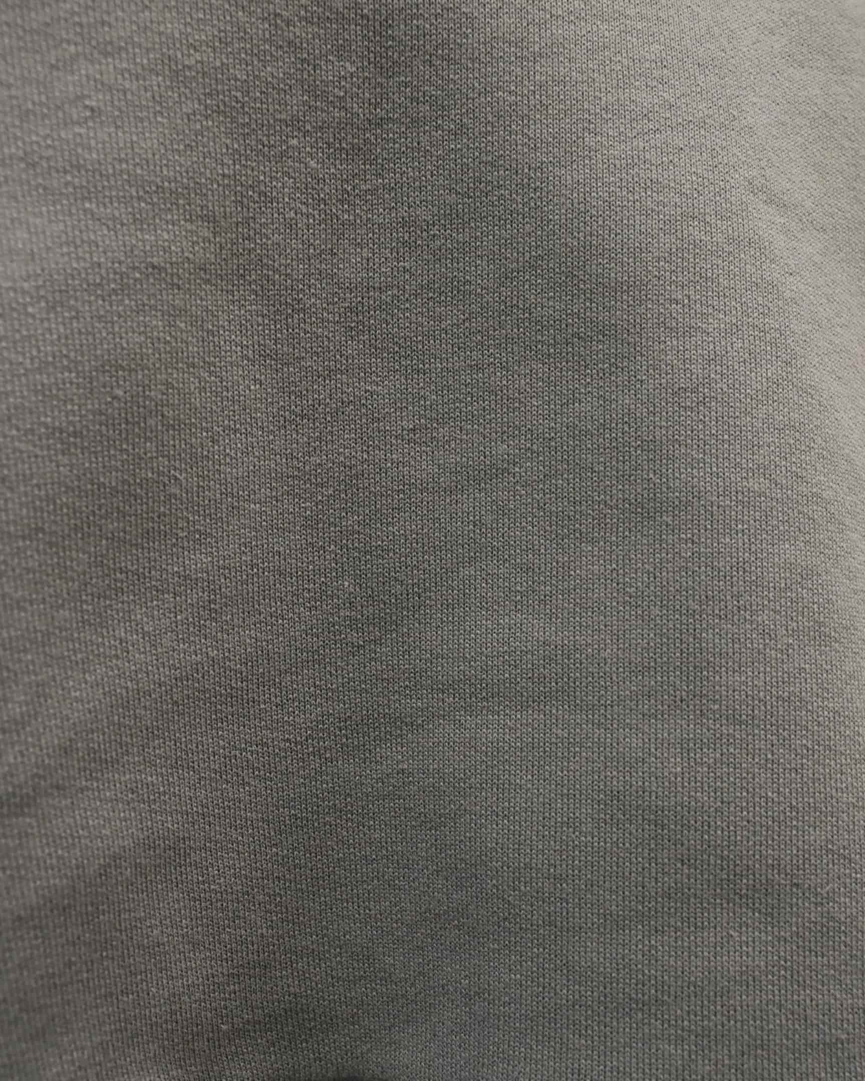 Vohl Heavyweight Fleece Hoody - Pewter - SKU WW-PO-700, heavyweight fleece fabric close-up | color:pewter