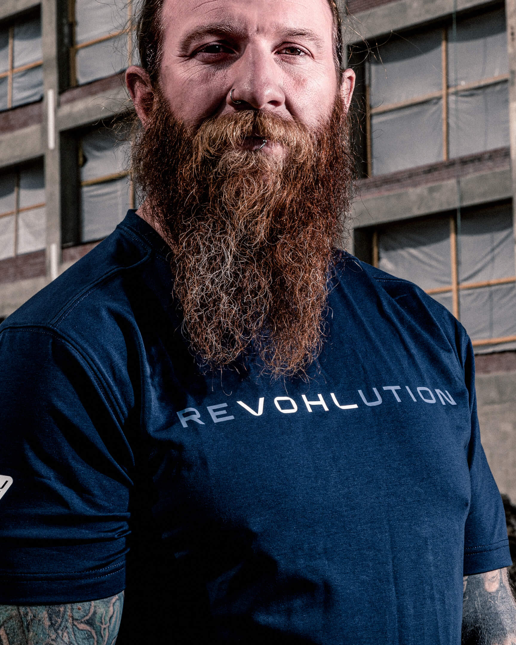 Vohl 313 Revohlution T-Shirt in Detroit Blue – SKU WW-RT-600, Lifestyle front | color:detroit-blue