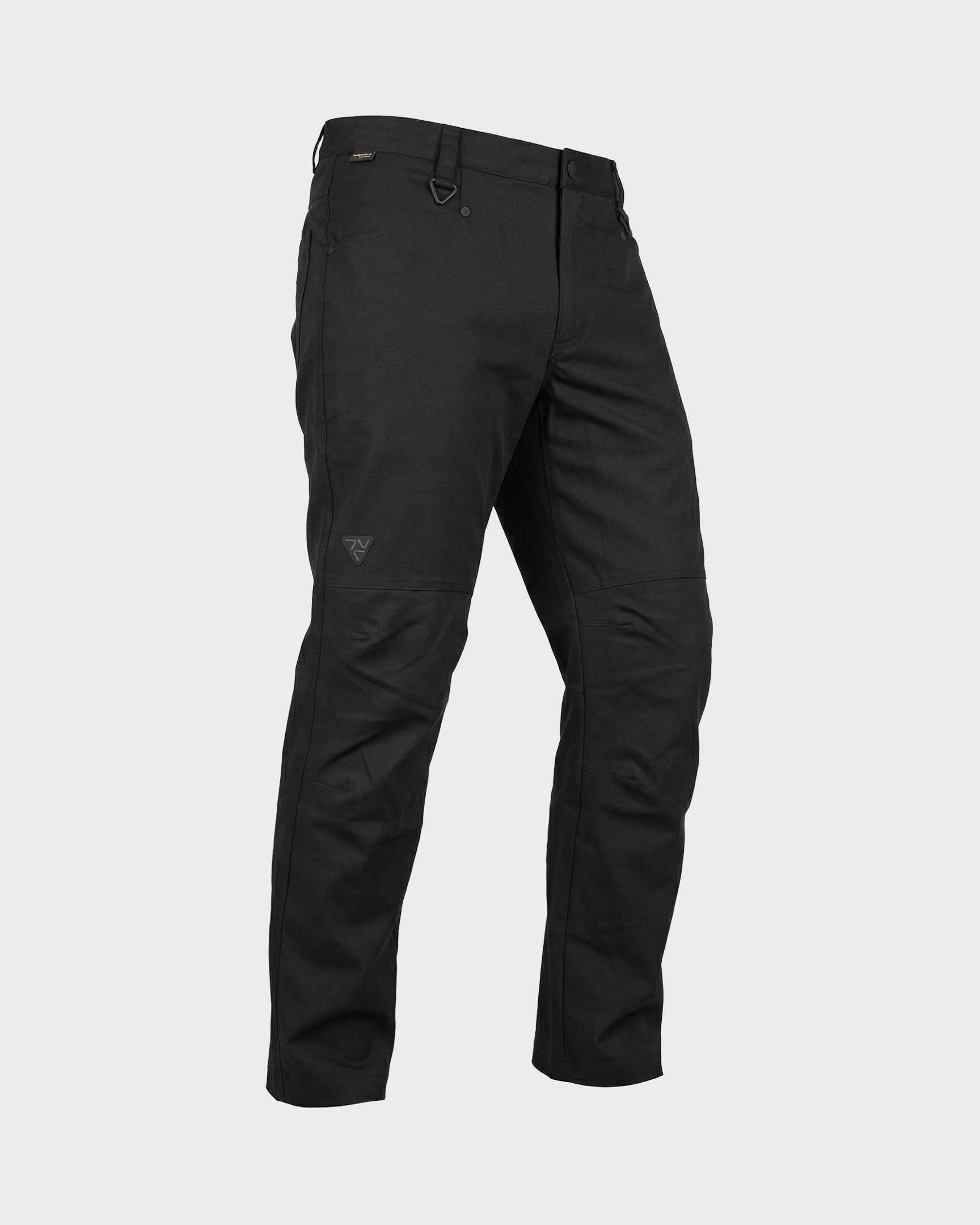 Vohl Straight Leg Pant – Tobacco – SKU WW-SP-900, angled front view showing tailored straight leg cut and reinforced seams | color:black