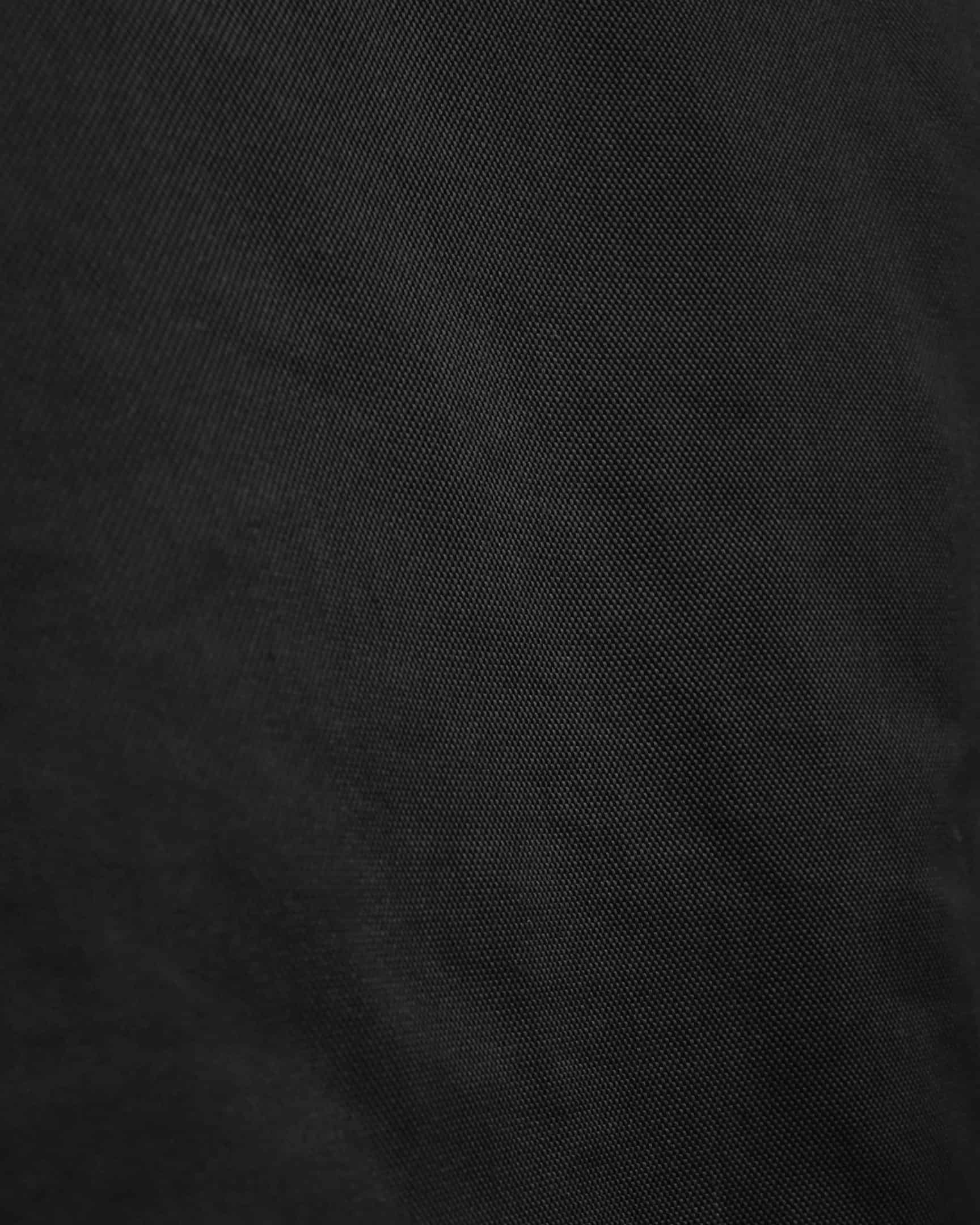 Vohl Quilted Lined Jacket - Black - SKU WW-UJ-900, Cordura reinforced outer fabric close-up with durable textured weave | color:black